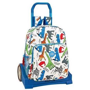 Algo de Jaime Safta Evolution - Mochila Con Carro, Multicolor, 42 x 33 x 14 cm
