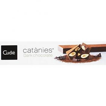 Cudié, Turrón de Catànies de Chocolate Negro - 200 gr.