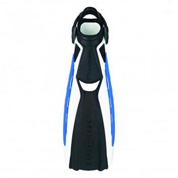 AQUALUNG Phazer - Aleta, Color Blanco/Azul, Talla M