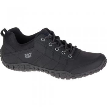 Caterpillar Instruct Black Casual Leather Sneakers for Men EU 40