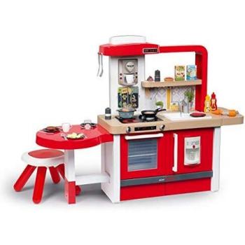 Smoby- Cocina juguete evolutiva, Color rojo
