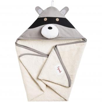3 Sprouts Mapache - Capa de baño, unisex
