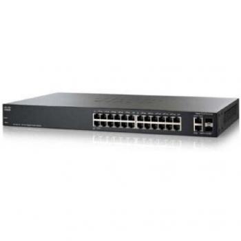 Cisco SG200-26 Smart Switch 24 Gigabit Ethernet 10/100/1000 Ports 2 Combo Mini-GBIC Ports