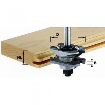 Fresa de perfiles y de ranuras HW S8 D46 x D12-NT