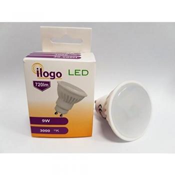 Bombilla LED GU10 9w 3000K 720lm