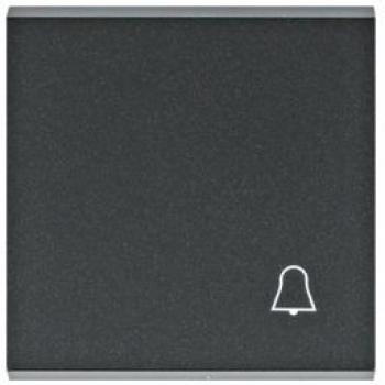 Enchufe con Símbolo Campana Negro Hager Lumina Intense WL6013