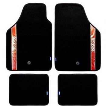 Juego de Alfombrillas Sparco Strada 2012 B Rojo Universal para Coche (4 Piezas)