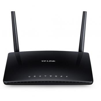 TP-LINK Archer D20 - Módem router inalámbrico de banda dual para conexiones telefónicas