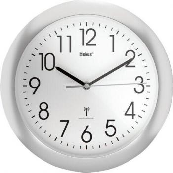 Mebus 52451 - Reloj digital de mesa o pared, color blanco