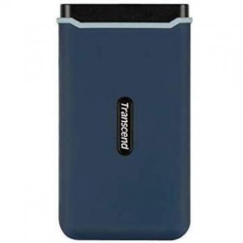 Transcend ESD370C 1TB External SSD, Black and Blue
