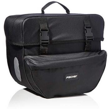 Fischer portaequipajes 3 Compartimento Bolsa, Color Negro, tamaño 39 x 44 x 9 cm, 58 Liter