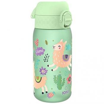 Ion8 350ml Leak Proof Water Bottle for Kids - Llama Design