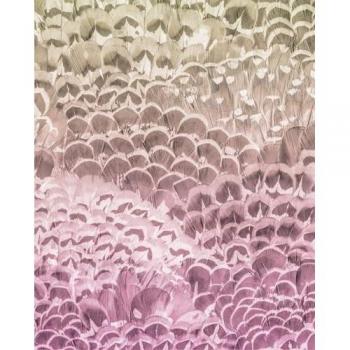 Papel Pintado No Tejido Komar Plumas Pálidas, 200x250 cm, Ancho de Banda 100 cm