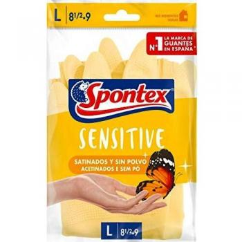 Spontex - Guante Sensitive Talla L