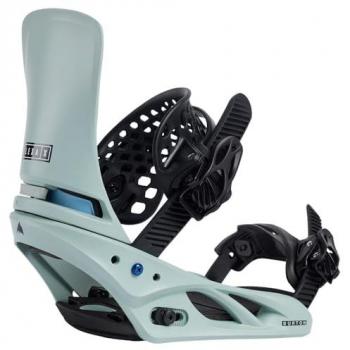Burton Fijaciones de Snowboard Lexa X Re:Flex para mujer, talla S, color verde claro