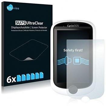 savvies Protector Pantalla Compatible con Mitac Mio Cyclo 505 HC
