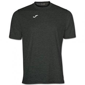 Joma Combi Children's Short Sleeve Jersey - Dark Grey Melange, Breathable Fabric