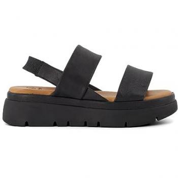 Dune London Women's Black Padded Flatform Sandals - Size 8