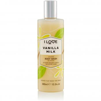 I LOVE Vanilla Milk Body Wash 360ml - Amber & Bergamot Scent
