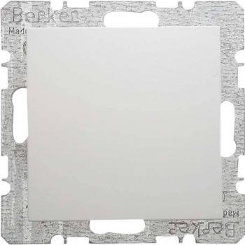 Berker S.1/B.3/B.7 Polar White Blind Cover with Frame 6710098989