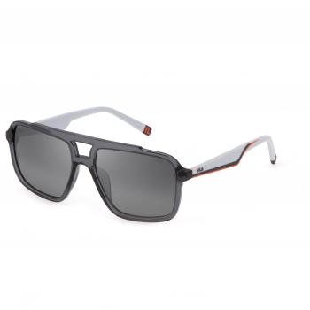 Fila SFI460 Polarized Sunglasses Shiny Asphalt Grey Unisex Adult 57mm