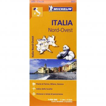 Mapa Regional Italia Nord Ovest - Michelin