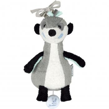 Sterntaler 6001622 - Musical Elvis, S, gris / blanco / negro / menta