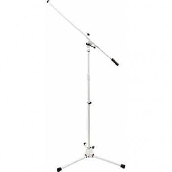 On-Stage MS7801W Euro Boom Microphone Stand, White