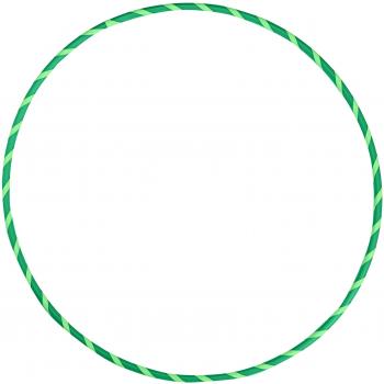 hoopomania De Colores para niños de Hula Hoop para pequeños Profesionales, Ø60cm, Verde-Verde