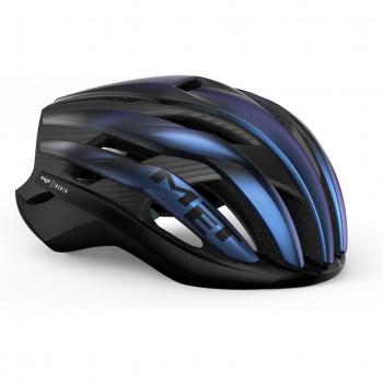 Casco MET Trenta 3k Carbon MIPS Azul Mate, Talla M (56-58 cm)