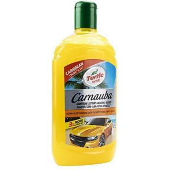 Turtle Wax TW53335 Cera de Carnauba y Champú alto nivel de brillo y protección Super Hard Shell, 500 ml