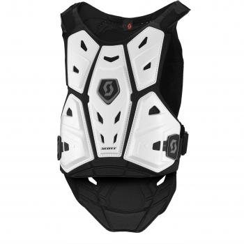 Scott Commander 2 Jr Niños Body Armor MX Motocross de pecho/Espalda tanque Blanco/Negro 2018