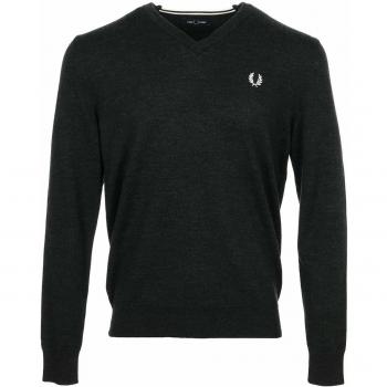 Fred Perry Classic Merino V Neck Jumper, Suéter - S
