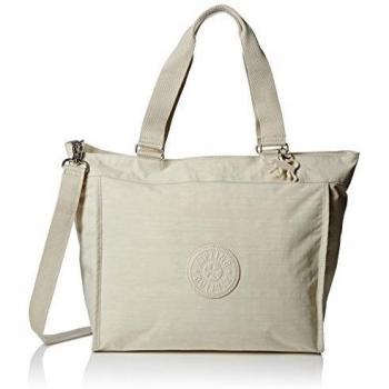 Kipling New Shopper L Bolso Bandolera, Color Hueso