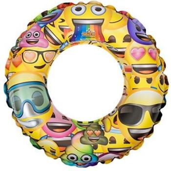 Emoji- Flotador Hinchable, Multicolor