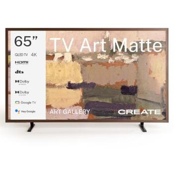 Televisor Smart QLED 4K con Pantalla Antirreflejos y Galería de Arte