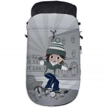 Fuli&co Monza - Saco universal para silla de paseo, 93.5 x 45 x 5 cm, color verde oscuro