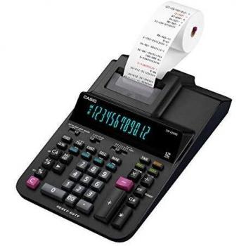 Casio DR-420RE - Calculadora de sobremesa, 12 dígitos, 8.4 x 20.5 x 34.1 cm, negro