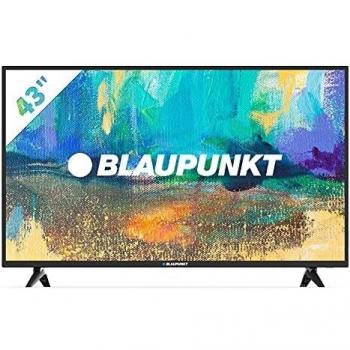 Blaupunkt BS43U3012OEB - Televisor Smart TV LED 43, 4K Ultra HD UHD, HDR10 + HLG, color negro