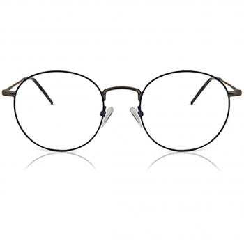 Gafas Anti-Azules Round Montuta Completa Metálico Azules Armazones para Hombre - SmartBuy Collection