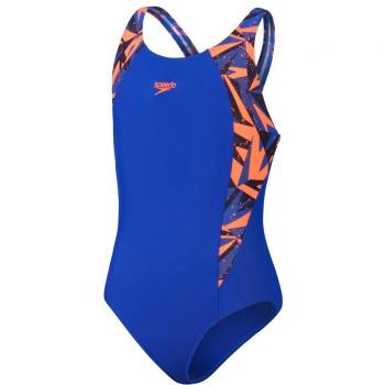 Bañador de niña de natación Speedo Hyperboom Splice Muscleback Marino (13-14)