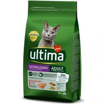 Ultima Alimento para Gatos Adultos Esterilizados con Sabor a Salmón - 1.5 kg
