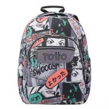 Mochila escolar adaptable a carro Totto Acuareles