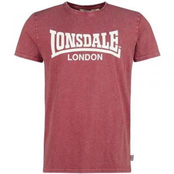 Camiseta de Manga Corta Lonsdale London STOFA - Rojo - Tallas S a XXL para Hombre
