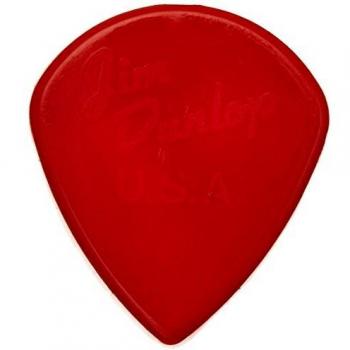 Juego de 6 Púas Jazz III de Nylon Dunlop 1,38 mm - Color Rojo