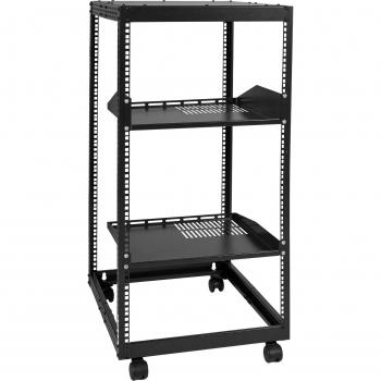 Estante de servidor abierto VEVOR 20U ajustable de 15'' a 40'' de profundidad
