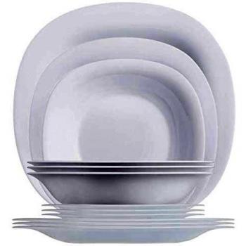 Set de Vajilla Luminarc Carine Blanco 18 Piezas para 6 Personas