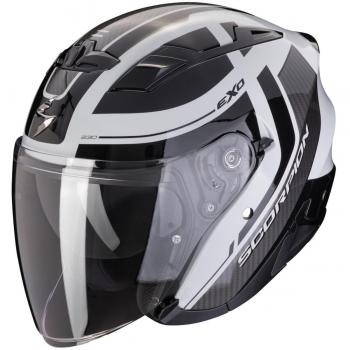 Casco Jet Scorpion Exo-230 Pul Gris-Negro XS (54-55)