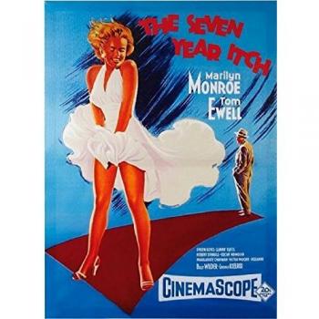 Genérico - Marilyn monroe the seven year itch picture on linen canvas 50 x 70