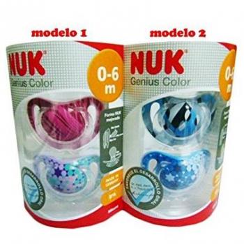 NUK - CHUPETE NUK GENIUS T1 SILIC 2U